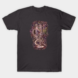 Small Dragon and Glass T-Shirt